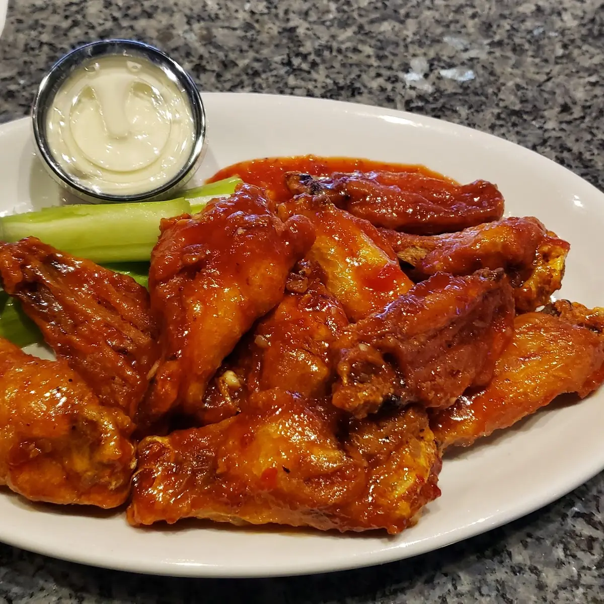 Wing Sauce & Blue Cheese