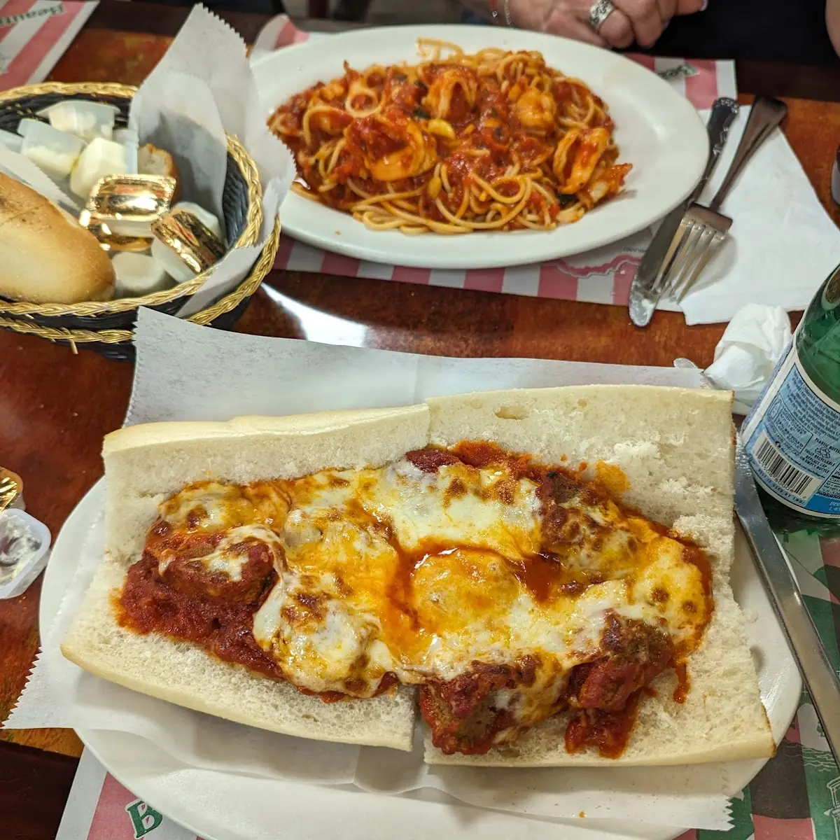Meatball Parmigiana Sandwich