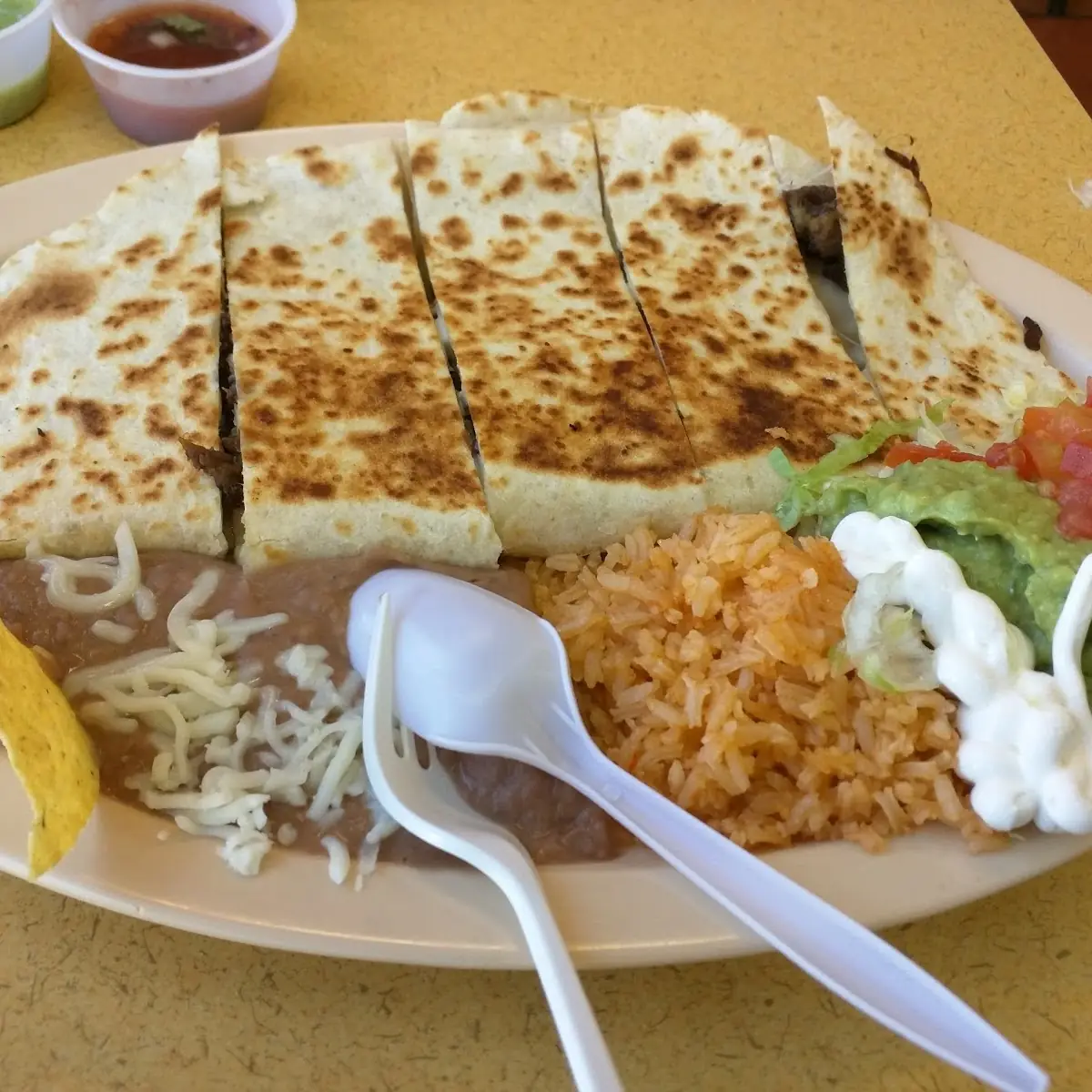 Skirt Steak Quesadilla Combo