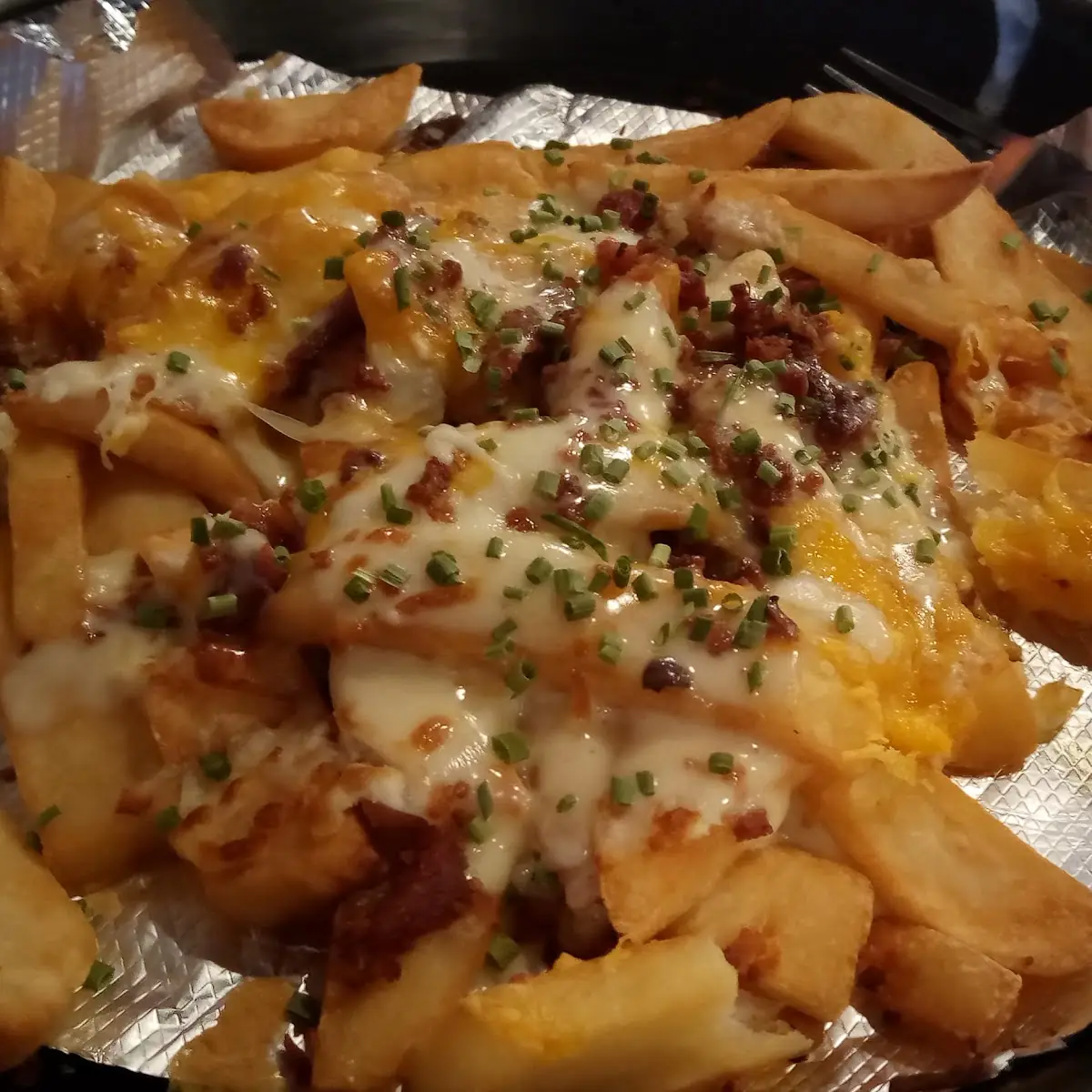 Loaded Fries with Queso