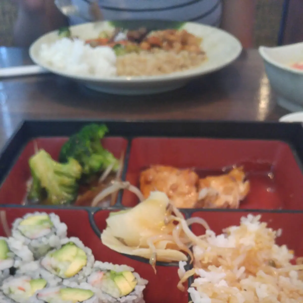 Salmon Bento Box Lunch Special
