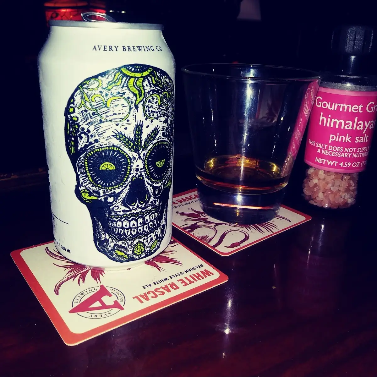 Craft Beer and a Shot of Jim Beam Black