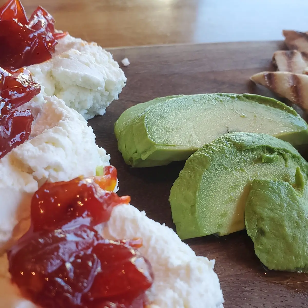Peppadew Jam and Goat Cheese Dip