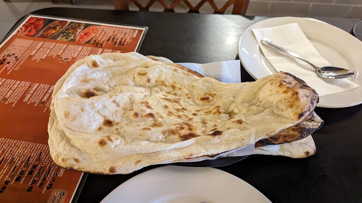 Butter Naan, Spice Hut Indian Cuisine