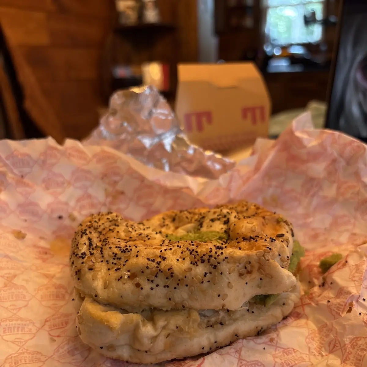 Everything Bagel with Pesto