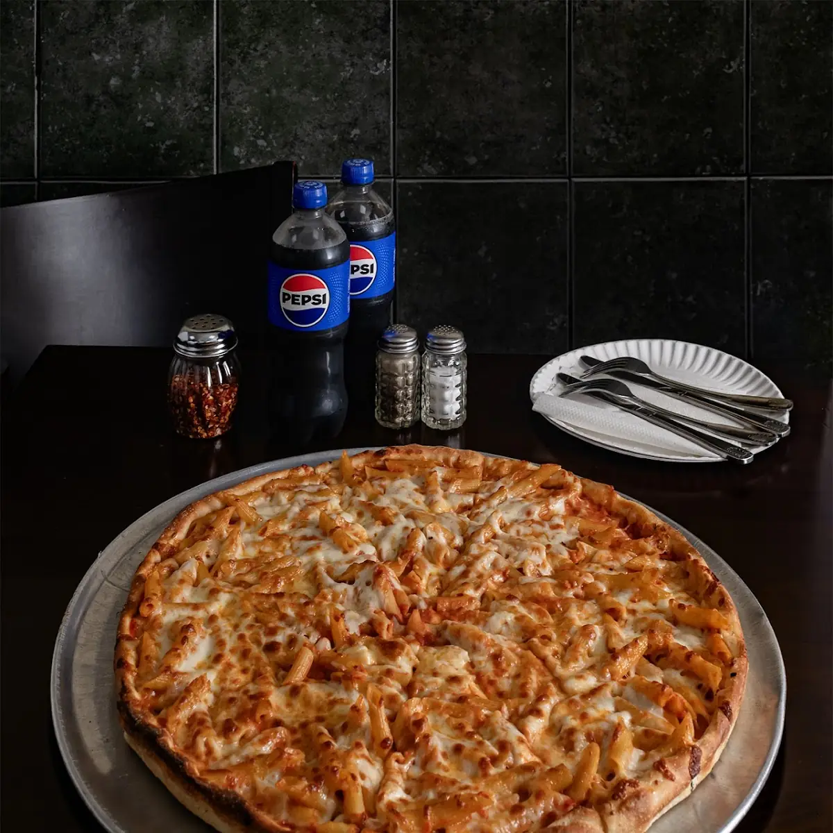 Baked Ziti Pizza