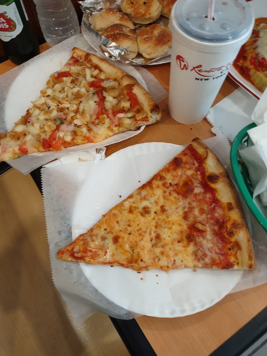 Chicken Tomato Pizza Slice