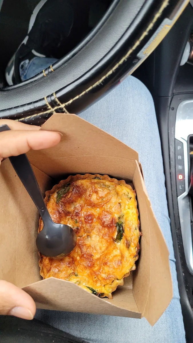 Spinach Parmesan Quiche