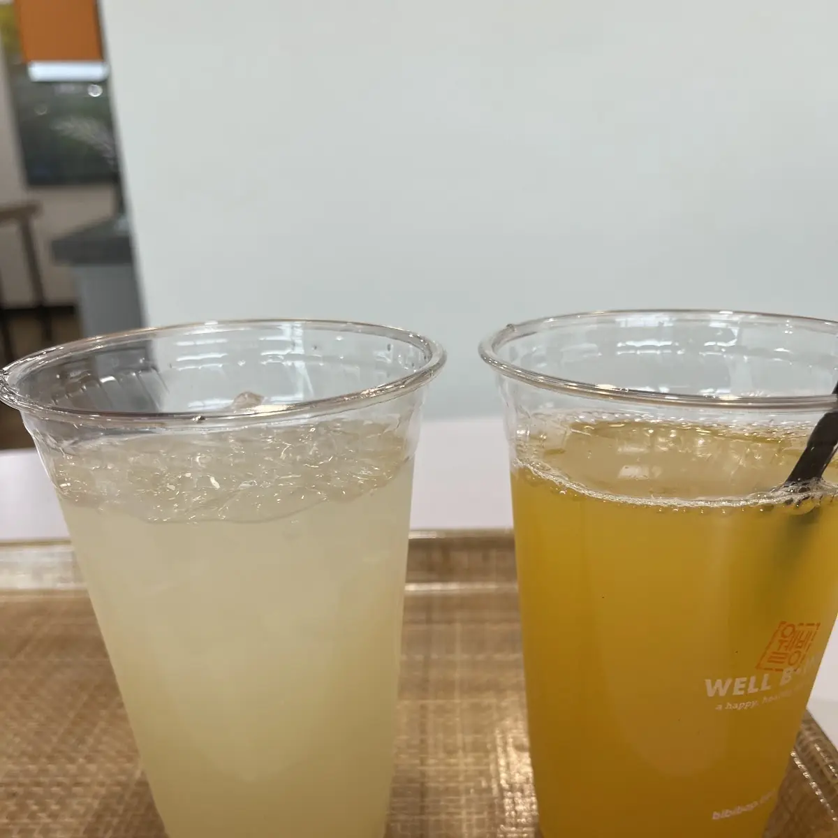 Lemonade and Passion Fruit Lemonade