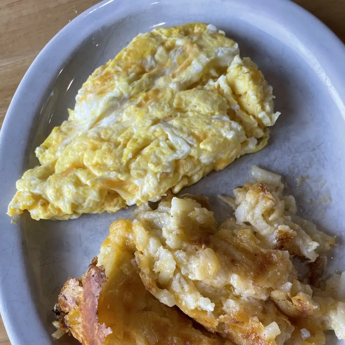 Cheese Eggs and Hash Brown Casserole