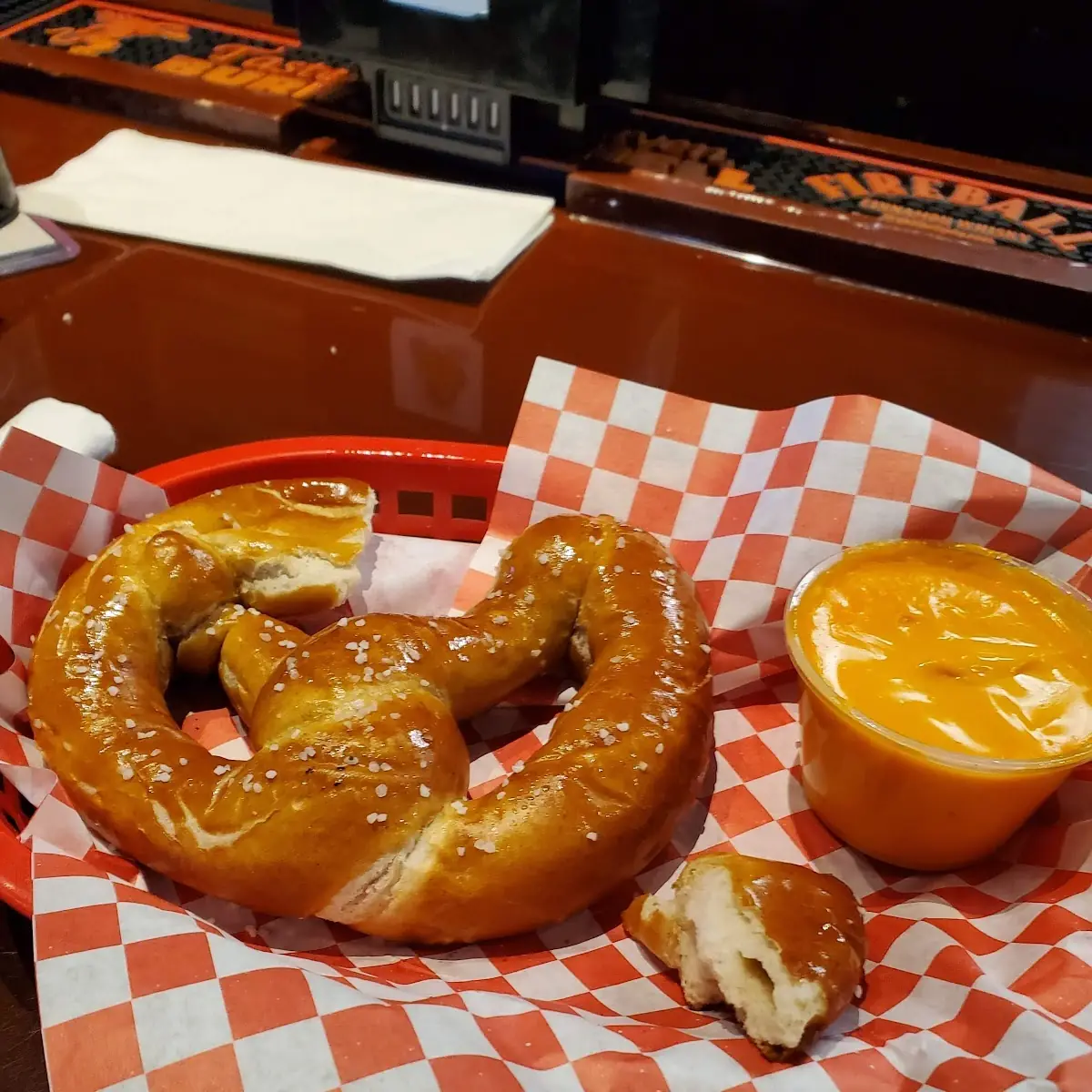 Warm Pretzel and Beer Cheese