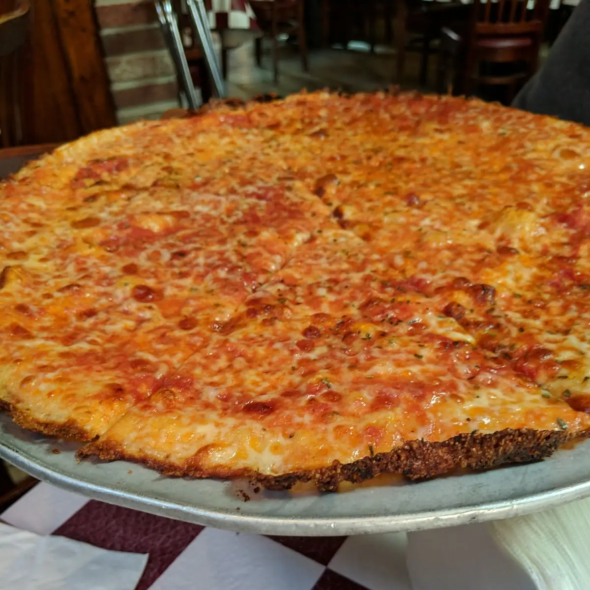 Thin Crust Pepperoni Pizza Pie