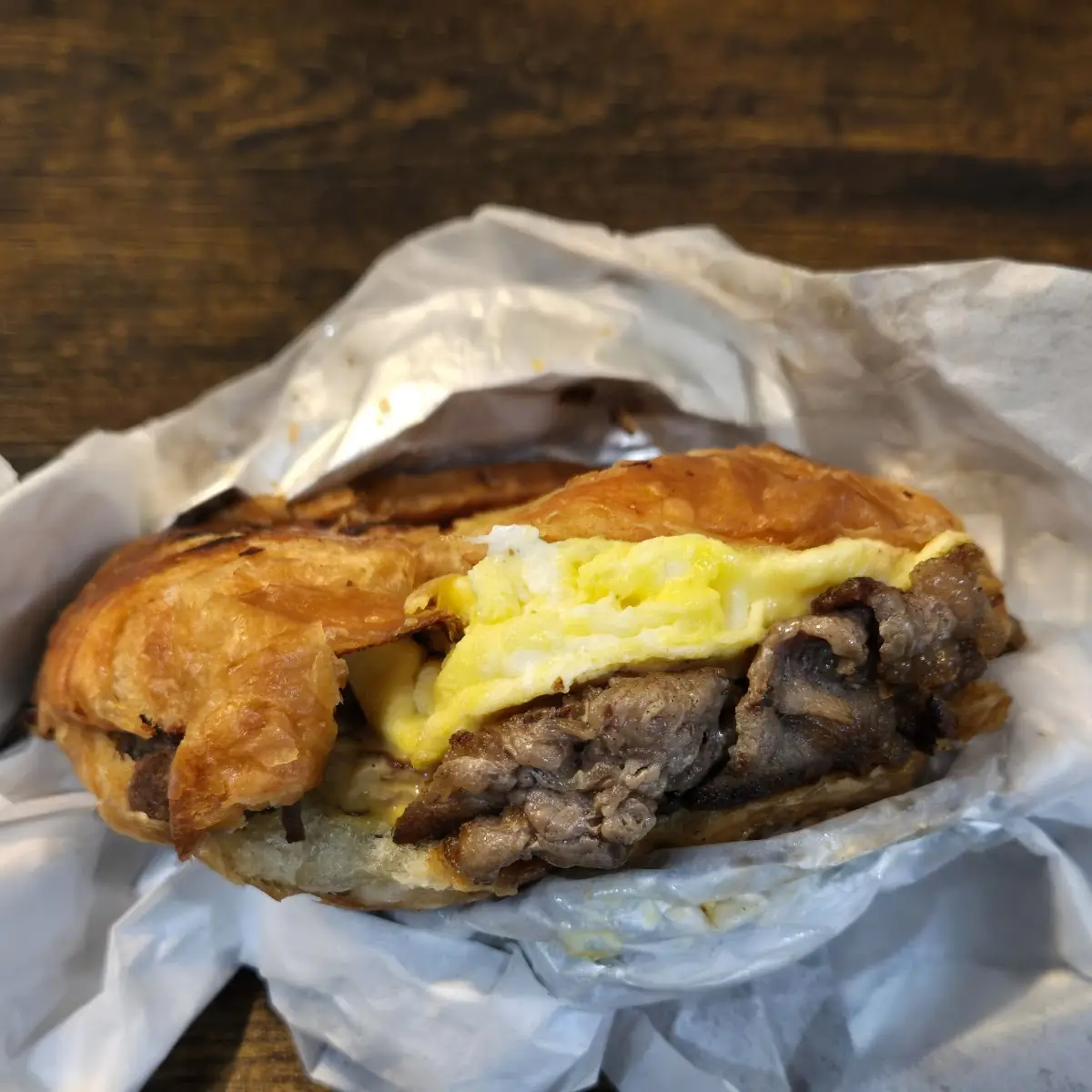 Steak Egg Cheese Sandwich