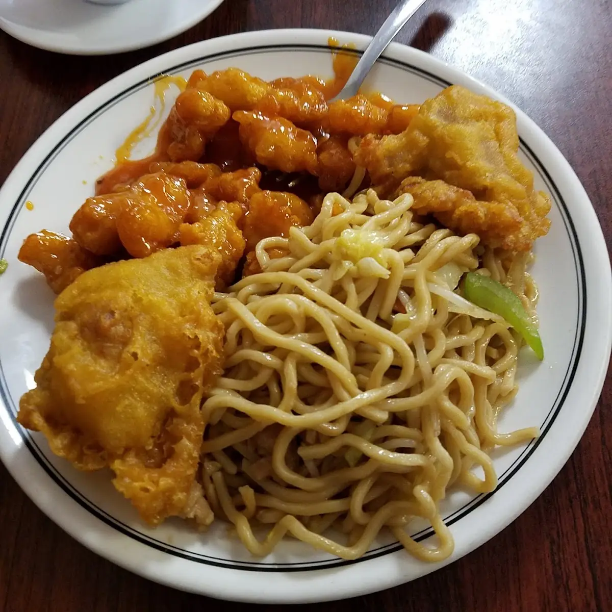 Orange Chicken Plate