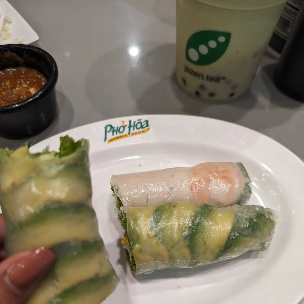 Avocado Roll & Spring Roll