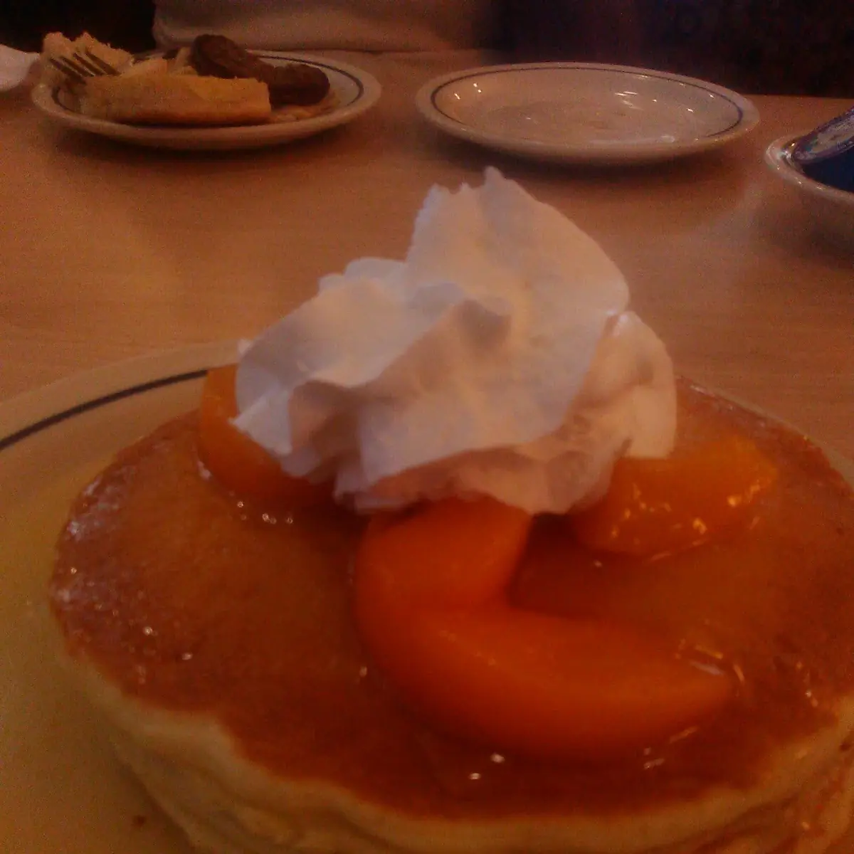 Apricot Pancake Combo