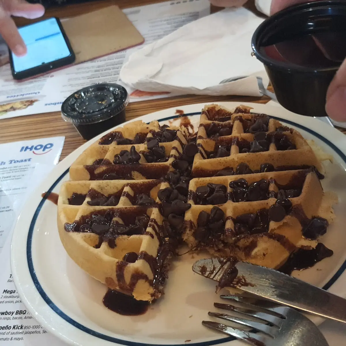 Oreo Cookie Crumble Waffle