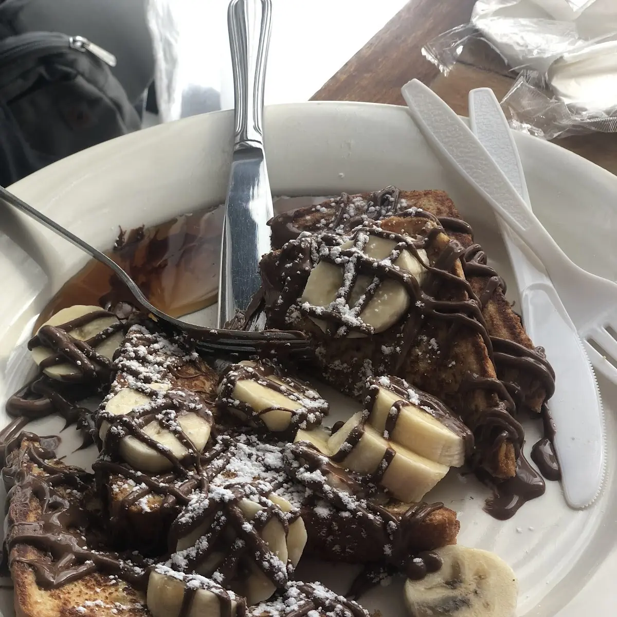 Banana Nutella Pancakes