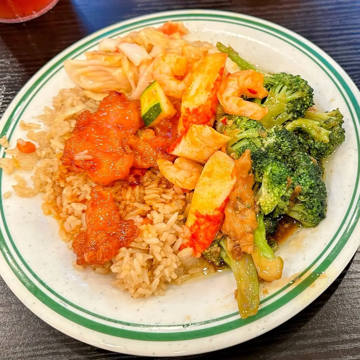 Fried Rice Orange Chicken