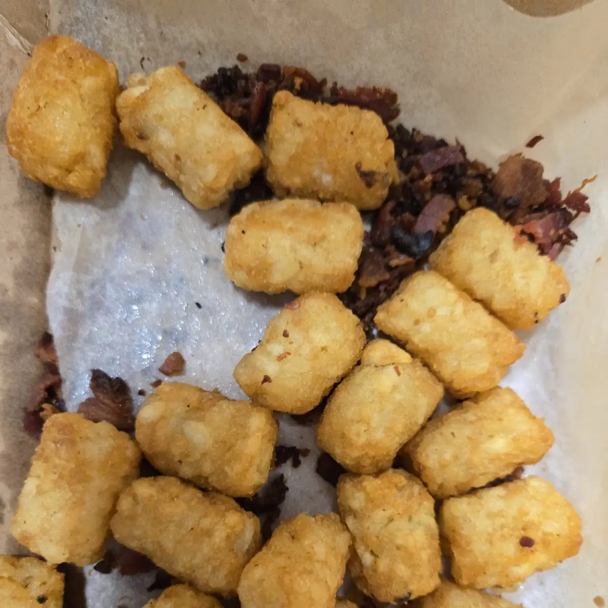Loaded Tots w Bacon