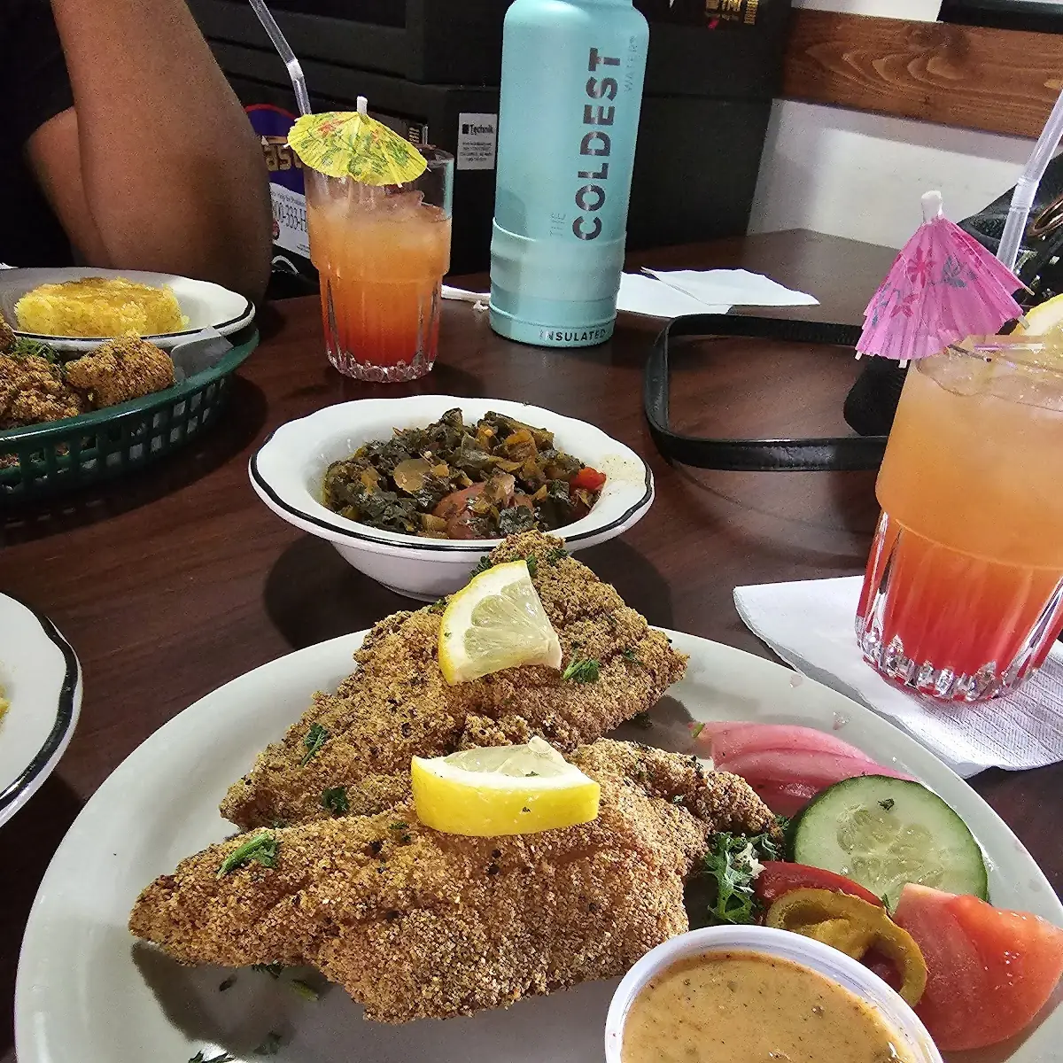 Cajun Catfish Dinner