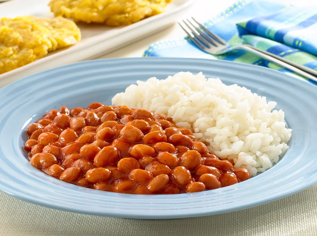 White Rice with Beans