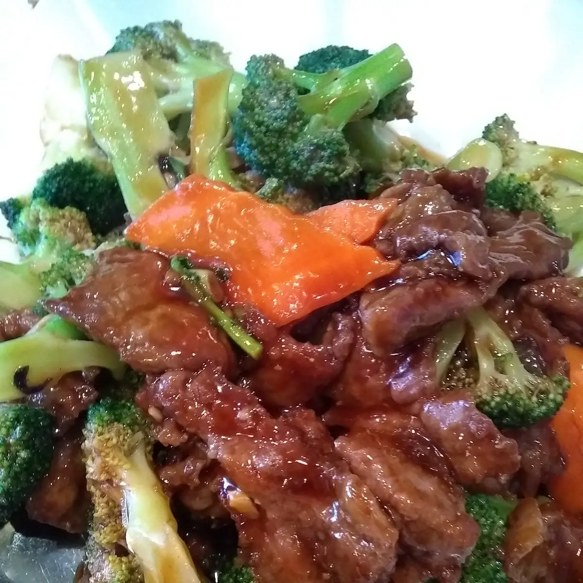 Chicken or Beef with Garlic Sauce
