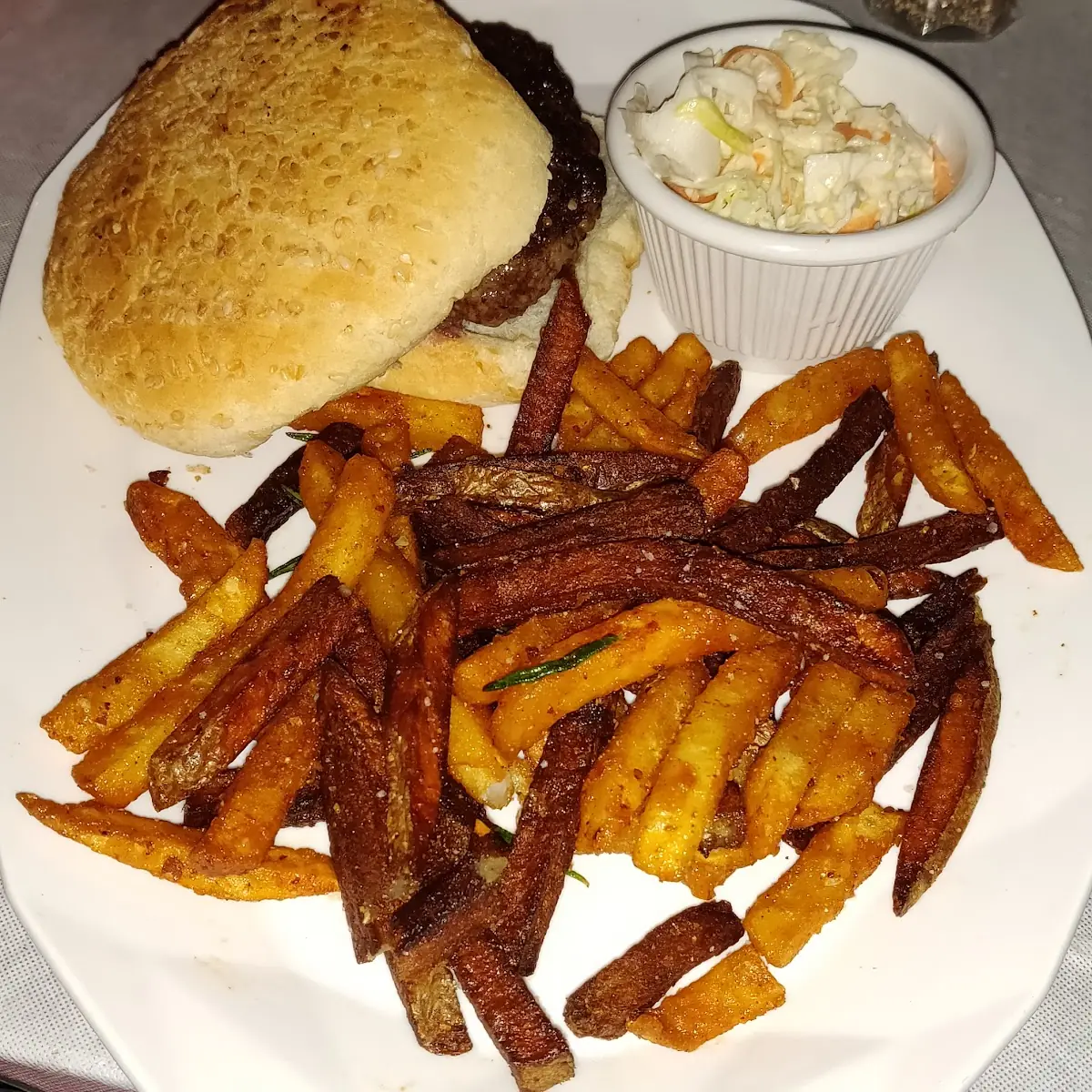 Chicken Burger with Fries