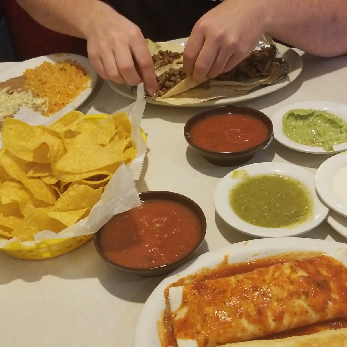 Cheese Enchilada & Quesadila