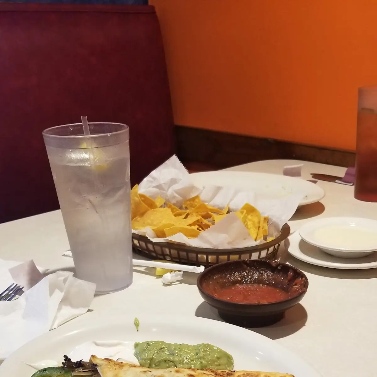 Chile Relleno Chalupa Refried Beans