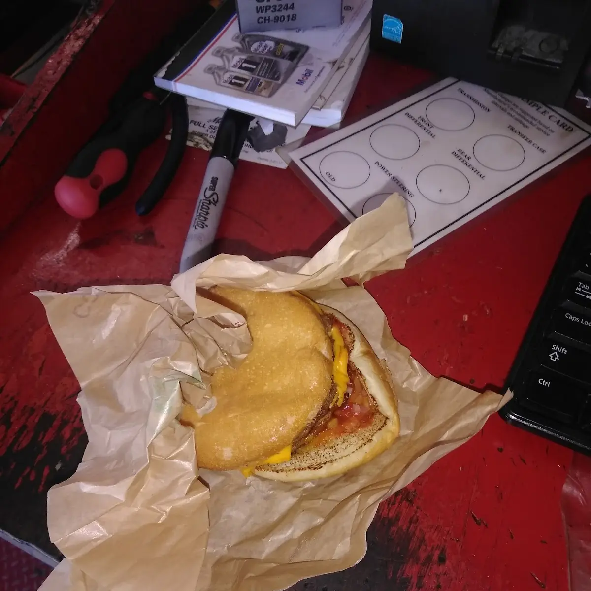 Triple Cheeseburger