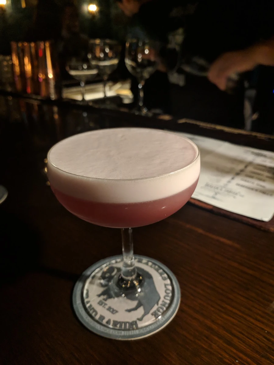 Cocktail with Egg White