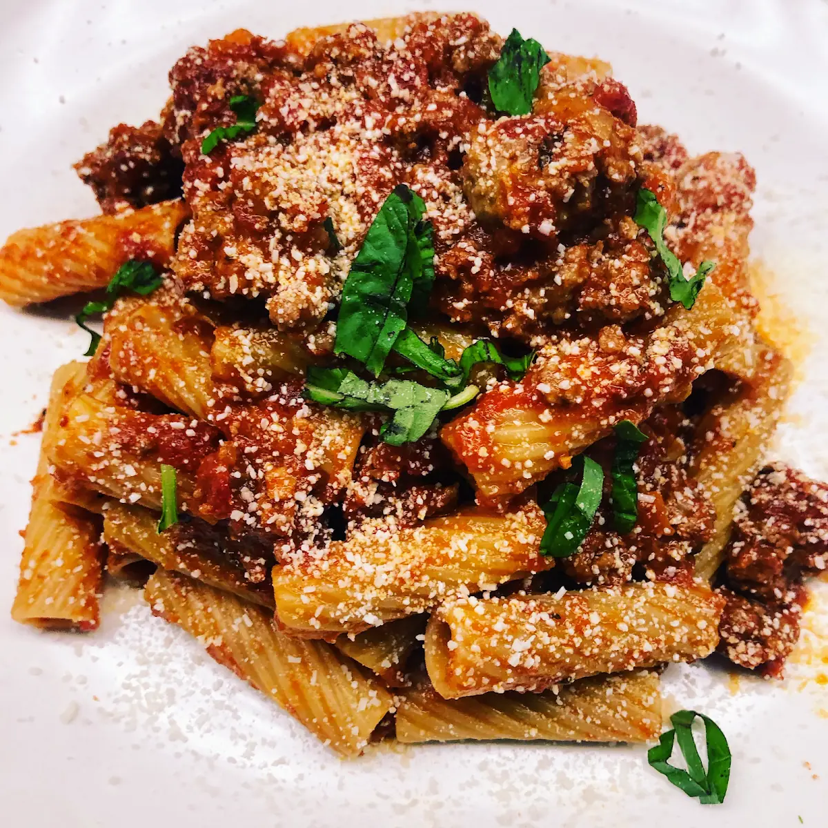 Rigatoni Bolognese