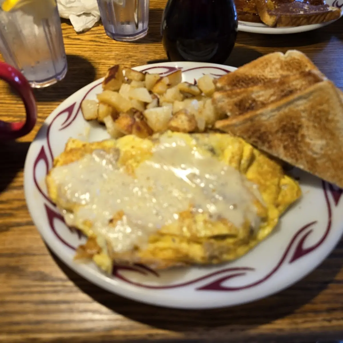 Mushroom and Cheese Omelette