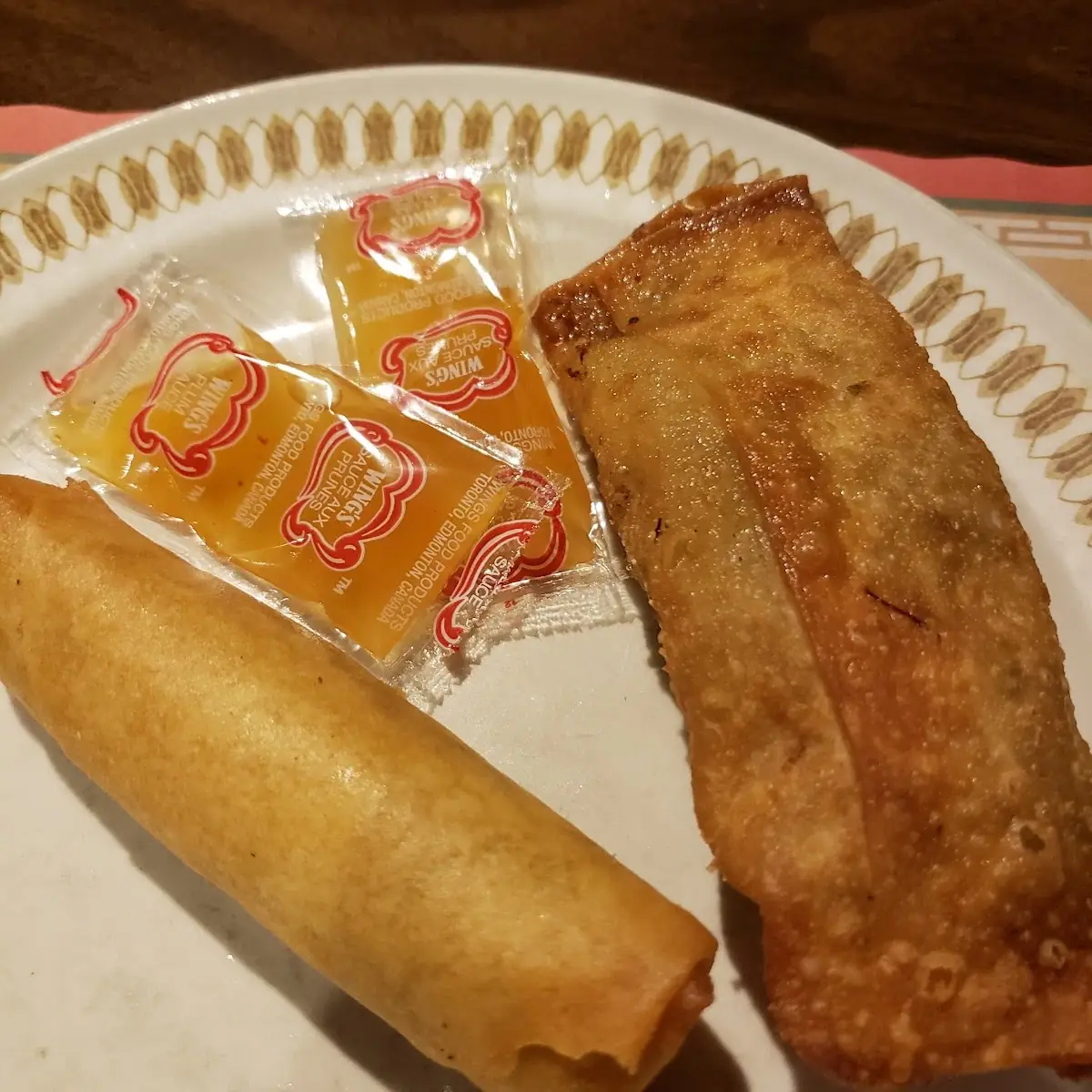 Spring Roll and Egg Roll, China House Restaurant