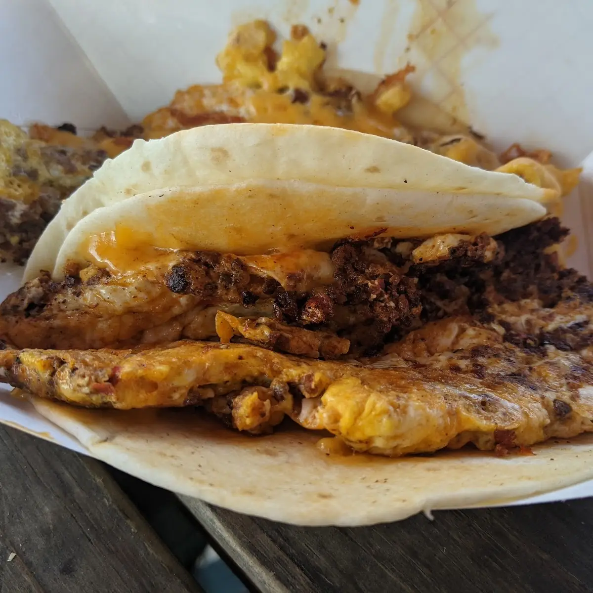 Chorizo Egg and Cheese
