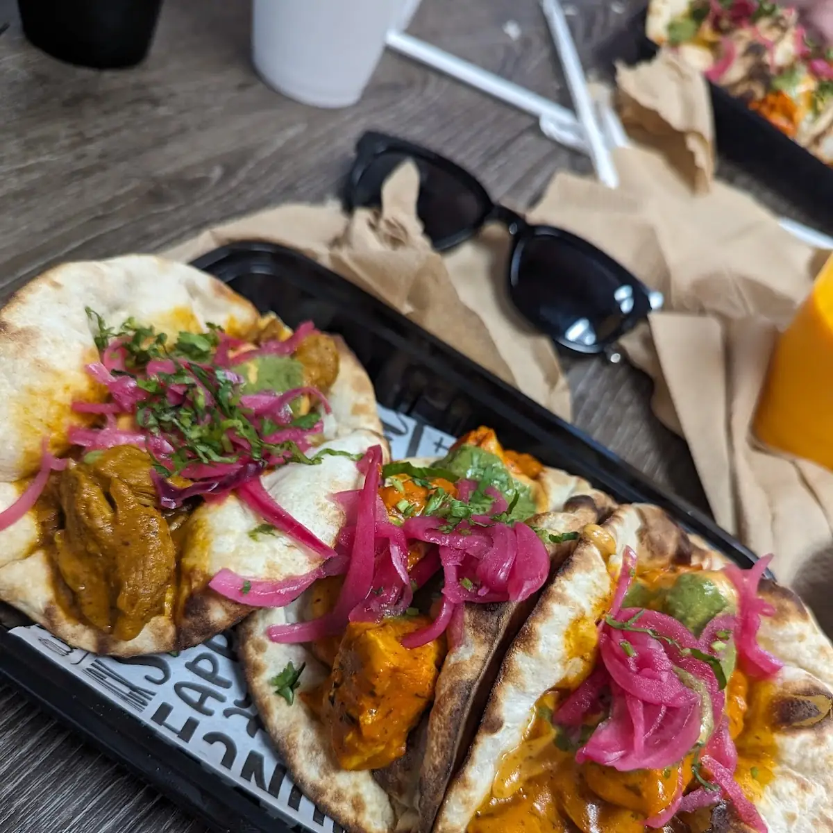 Naan Buttery Chicken Taco
