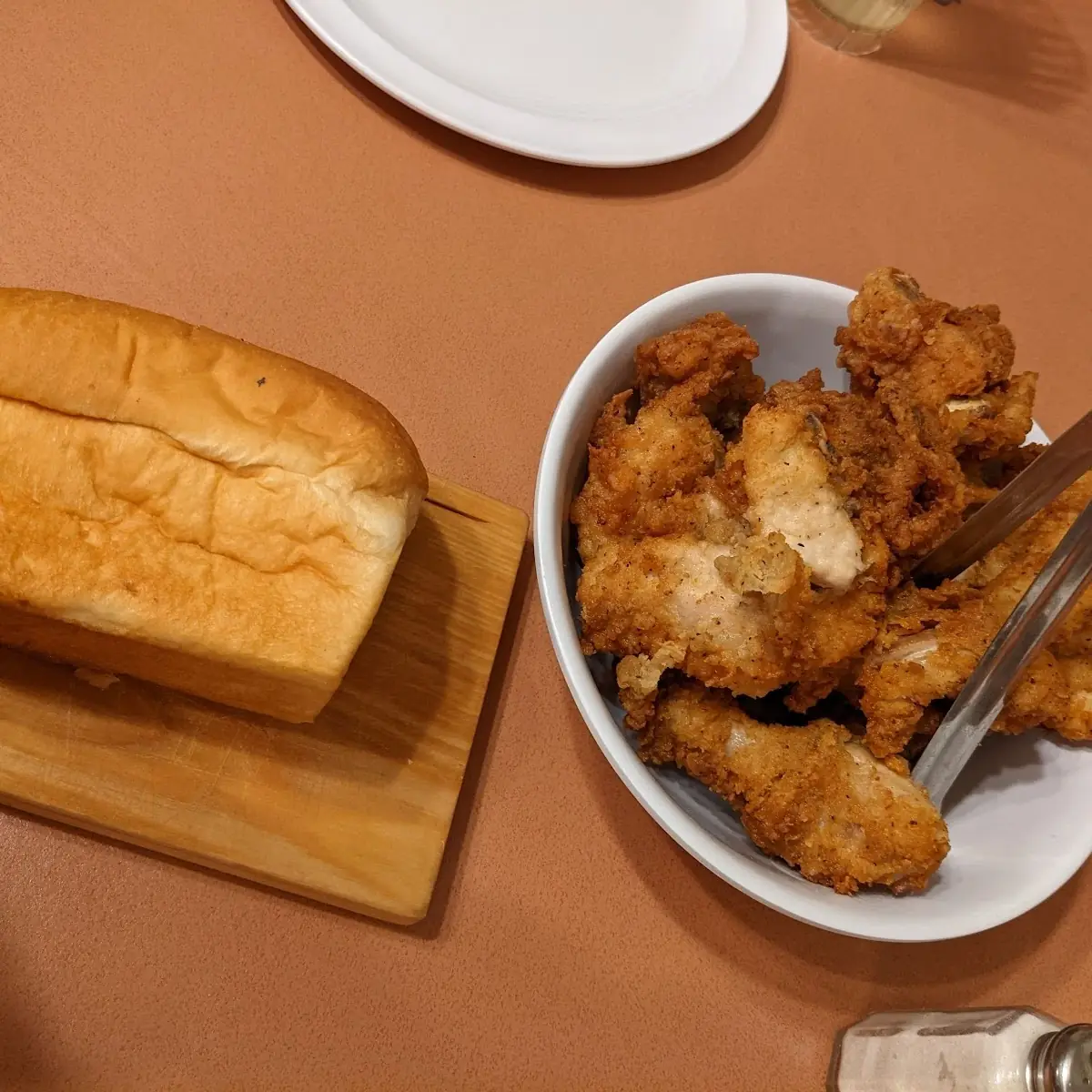 Fried Chicken and Bread