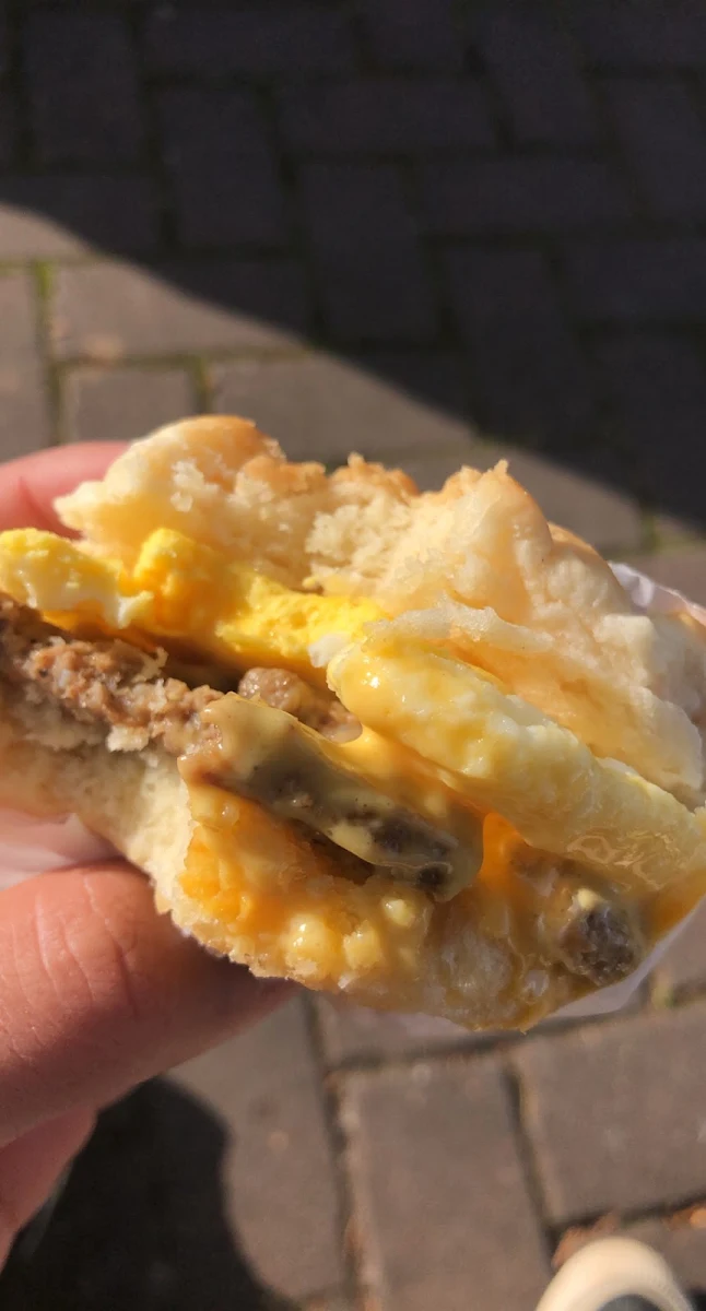 Sausage Egg and Cheese Sandwich