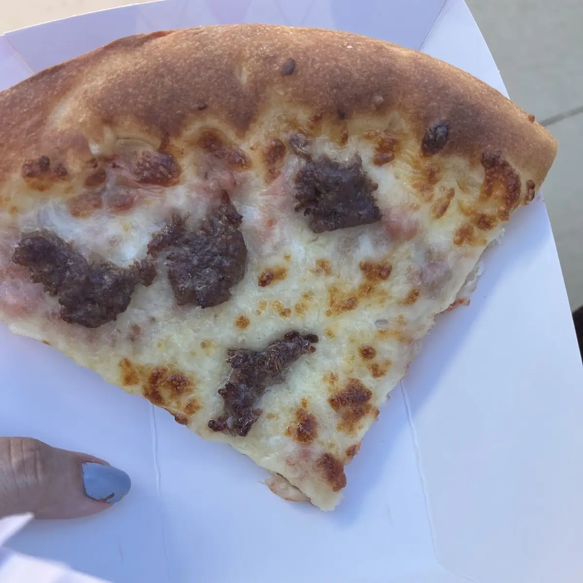 Sausage Pizza Slice