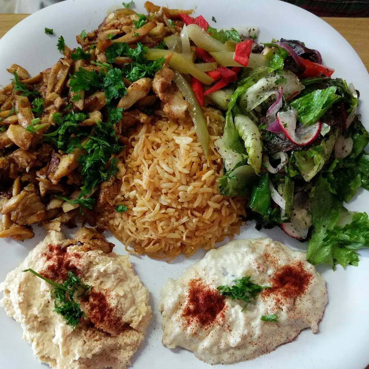 Chicken Shawarma Platter