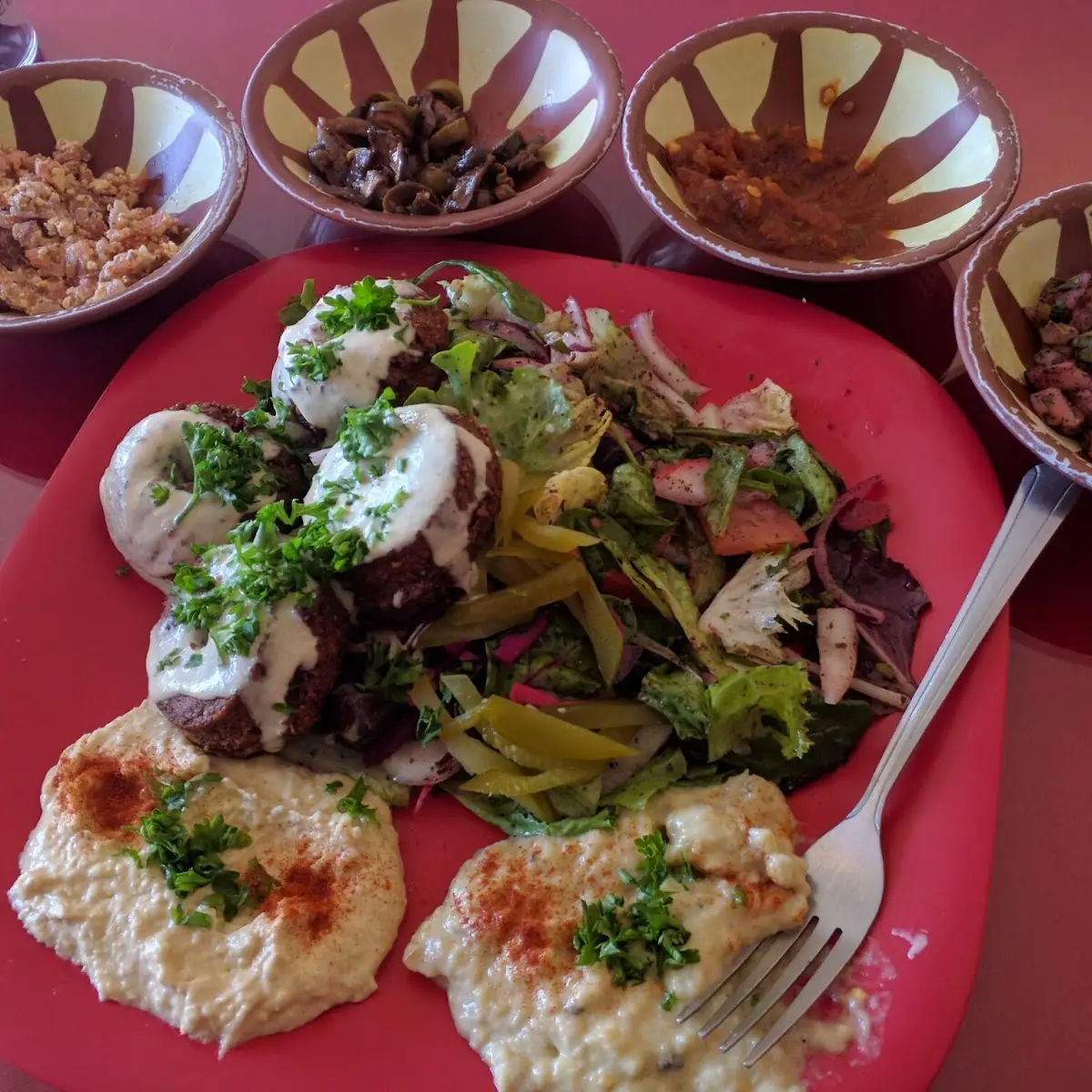 Falafel Platter Gluten Free Without Pita