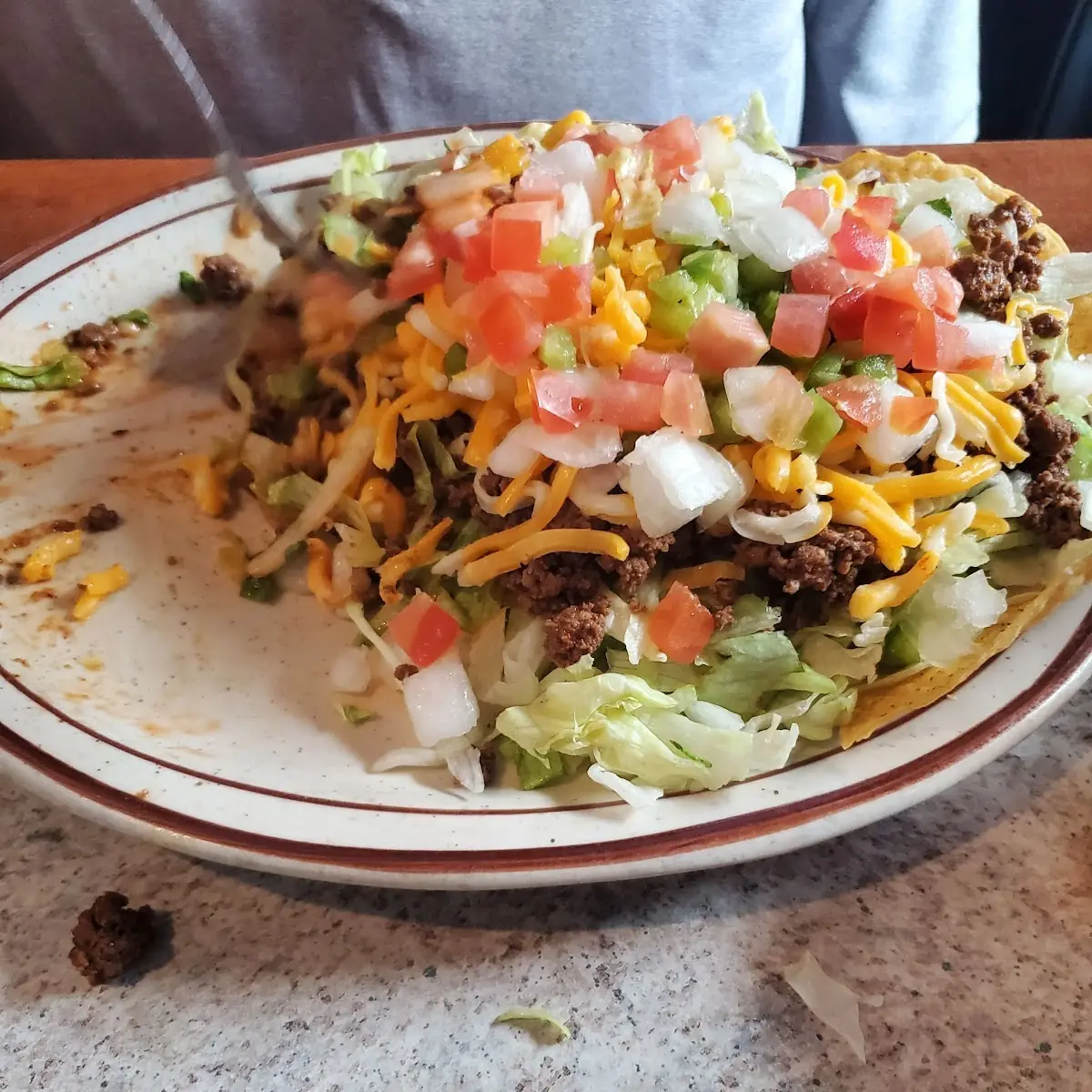 Taco Salad w Extra Meat