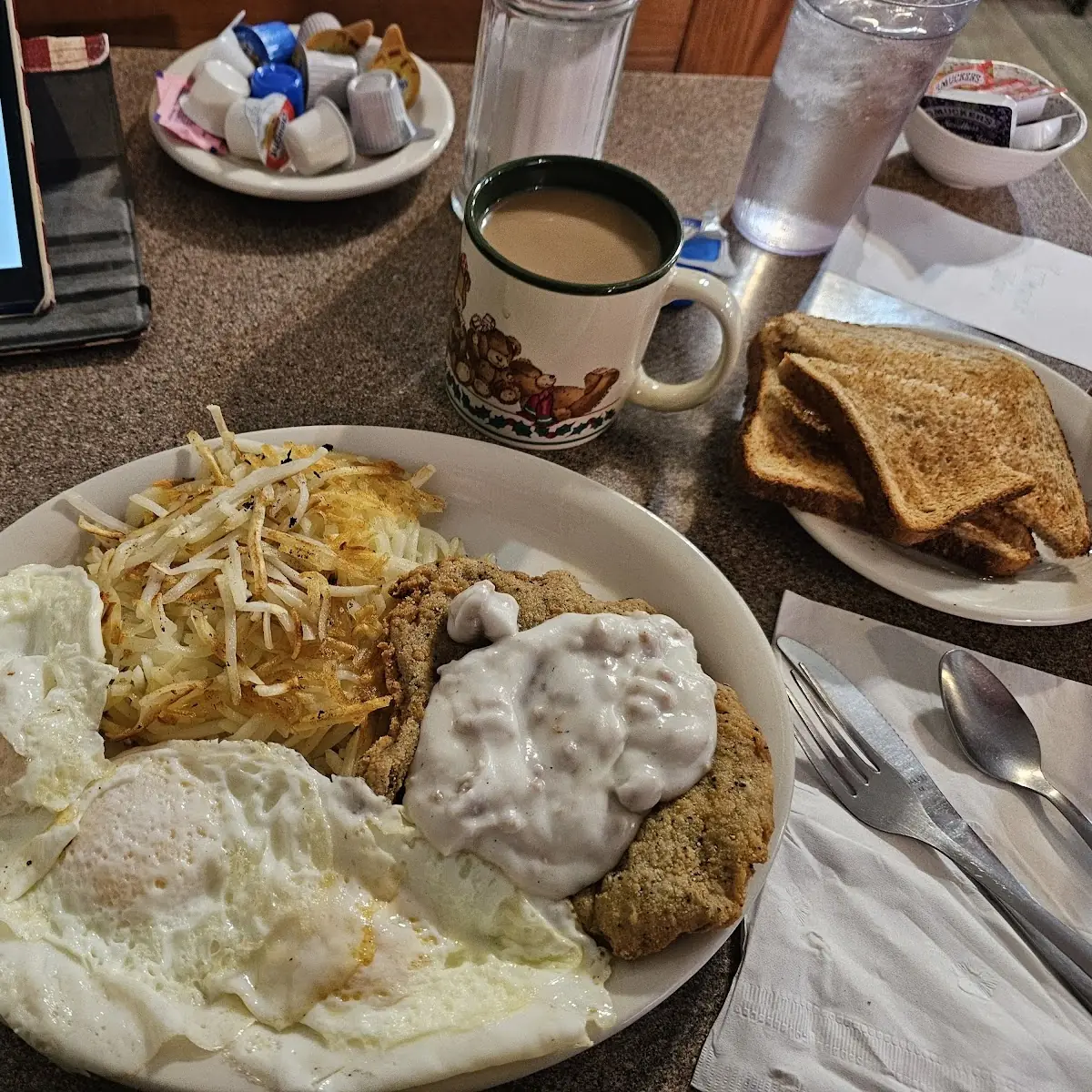 Chicken Fried Steak Breakfast