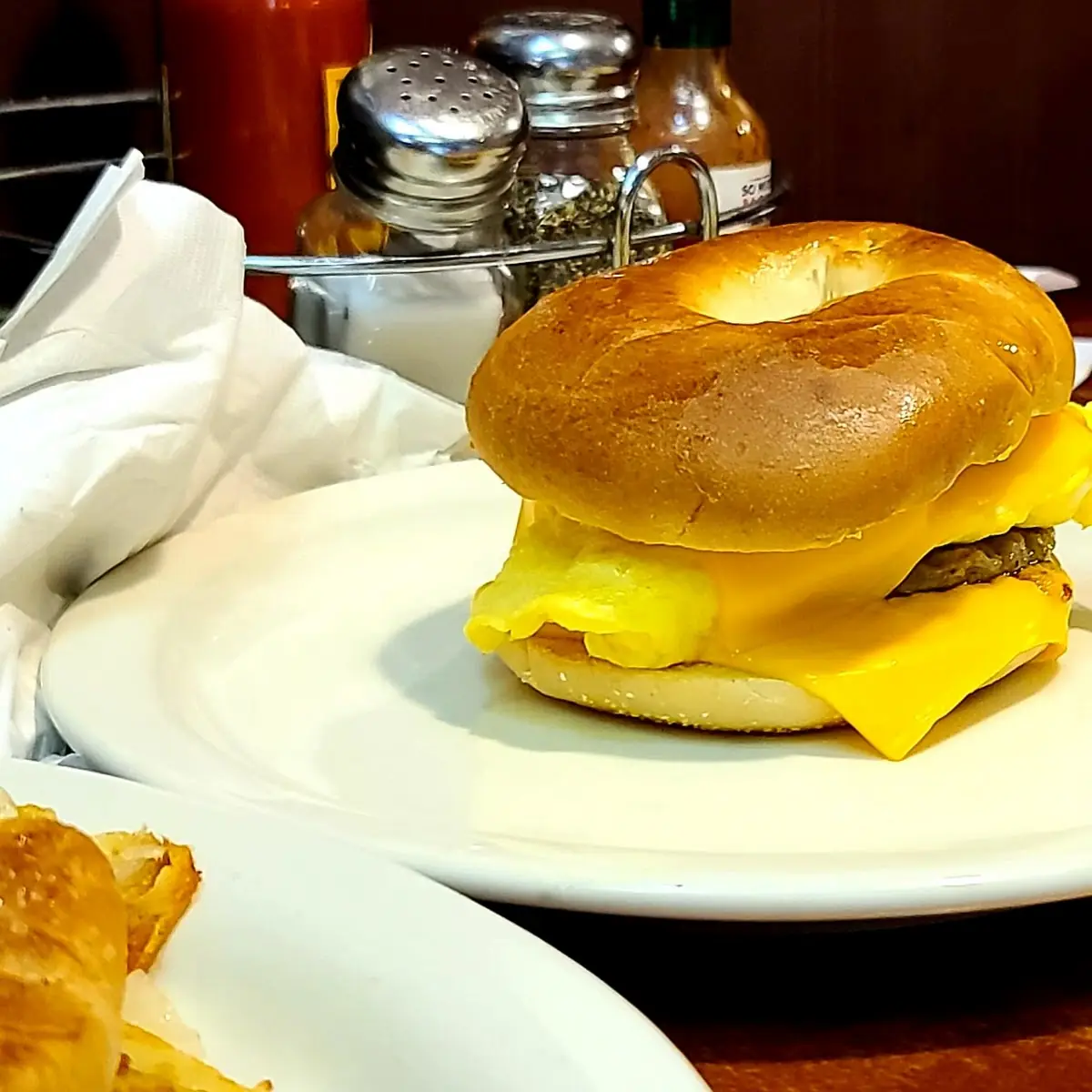 Breakfast Bagel Sandwich