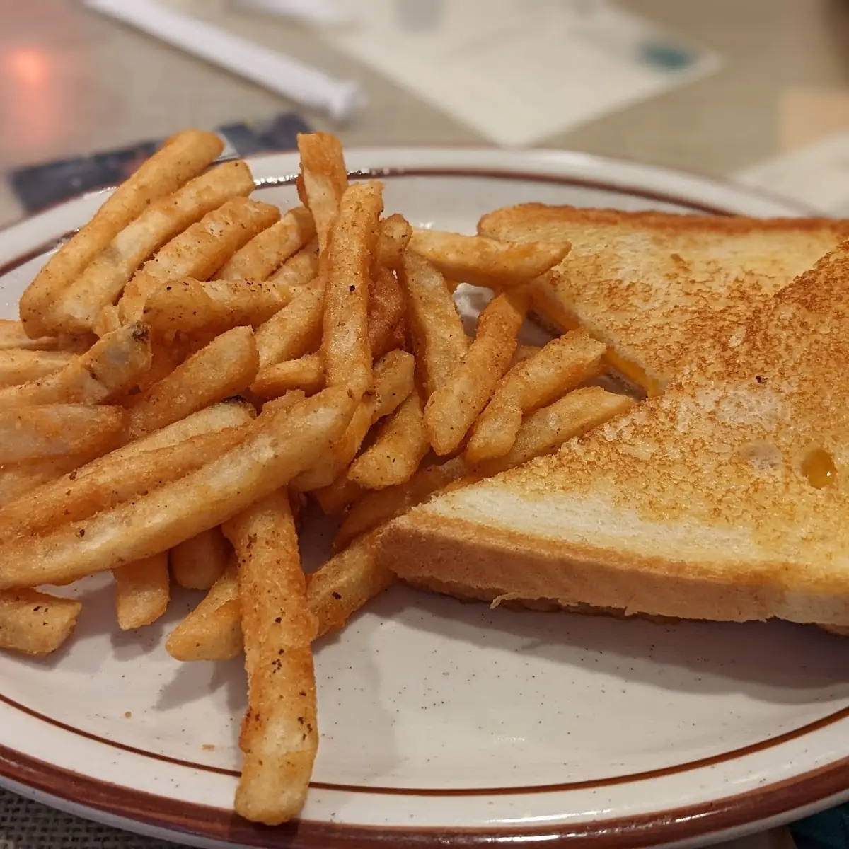 Grilled Cheese and Fries
