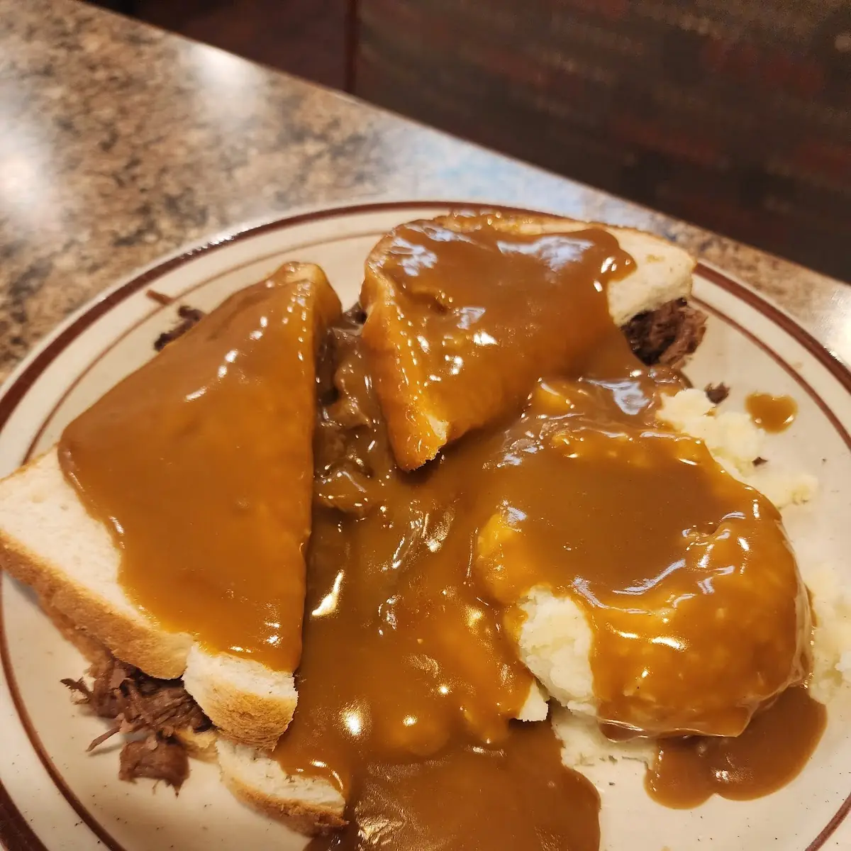 Hot Beef Sandwich