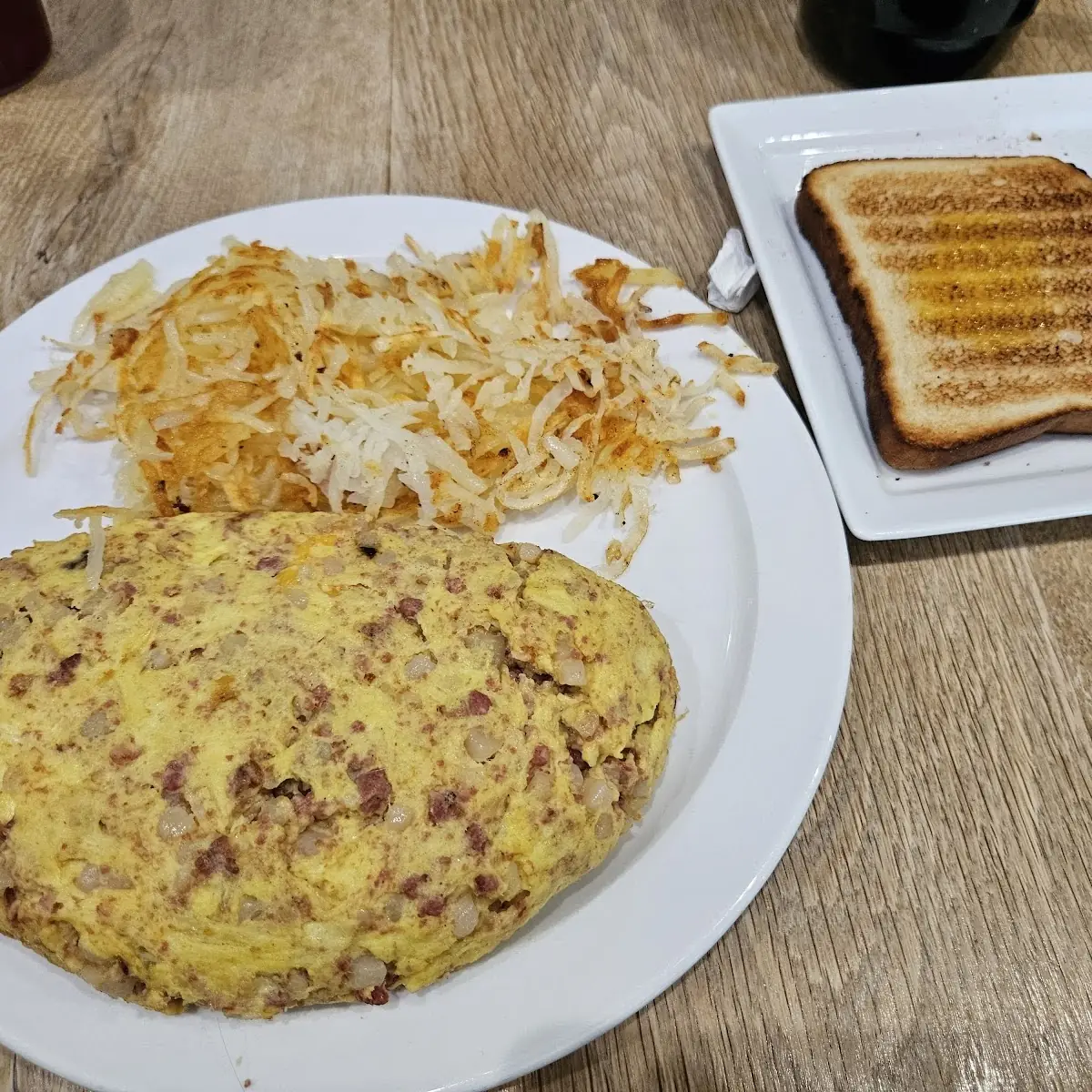 corned beef omelette