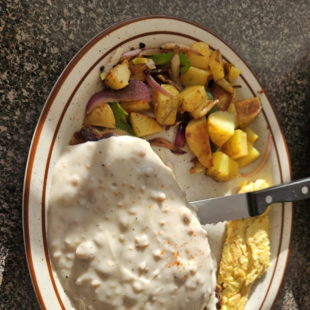 Chicken Fried Steak and Eggs