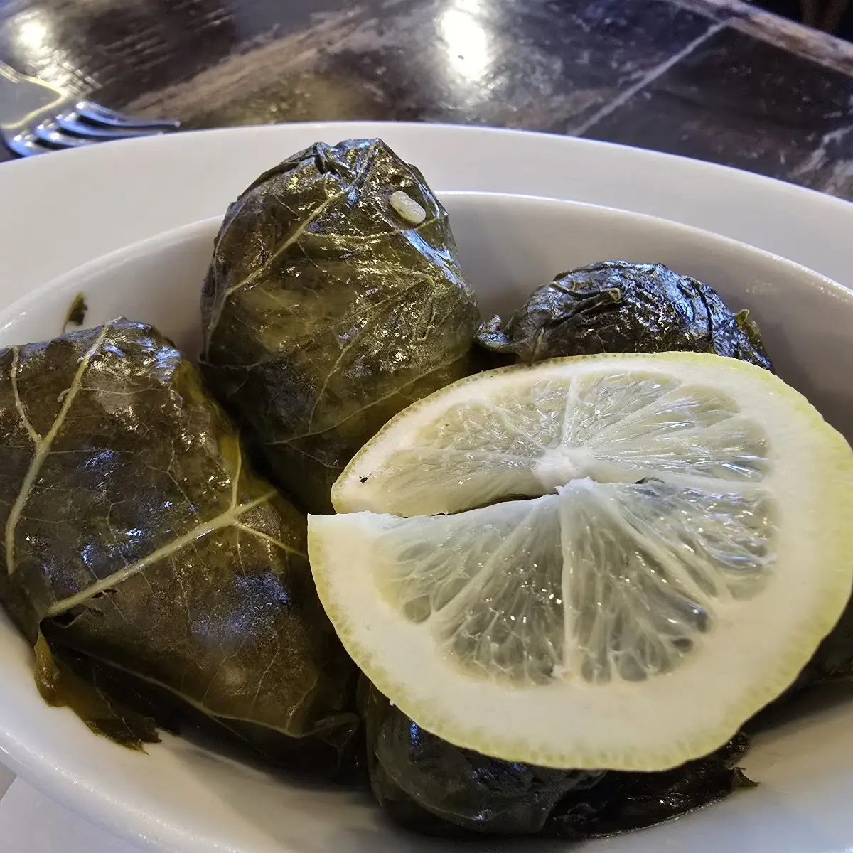Stuffed Grape Leaves Dolmathakia